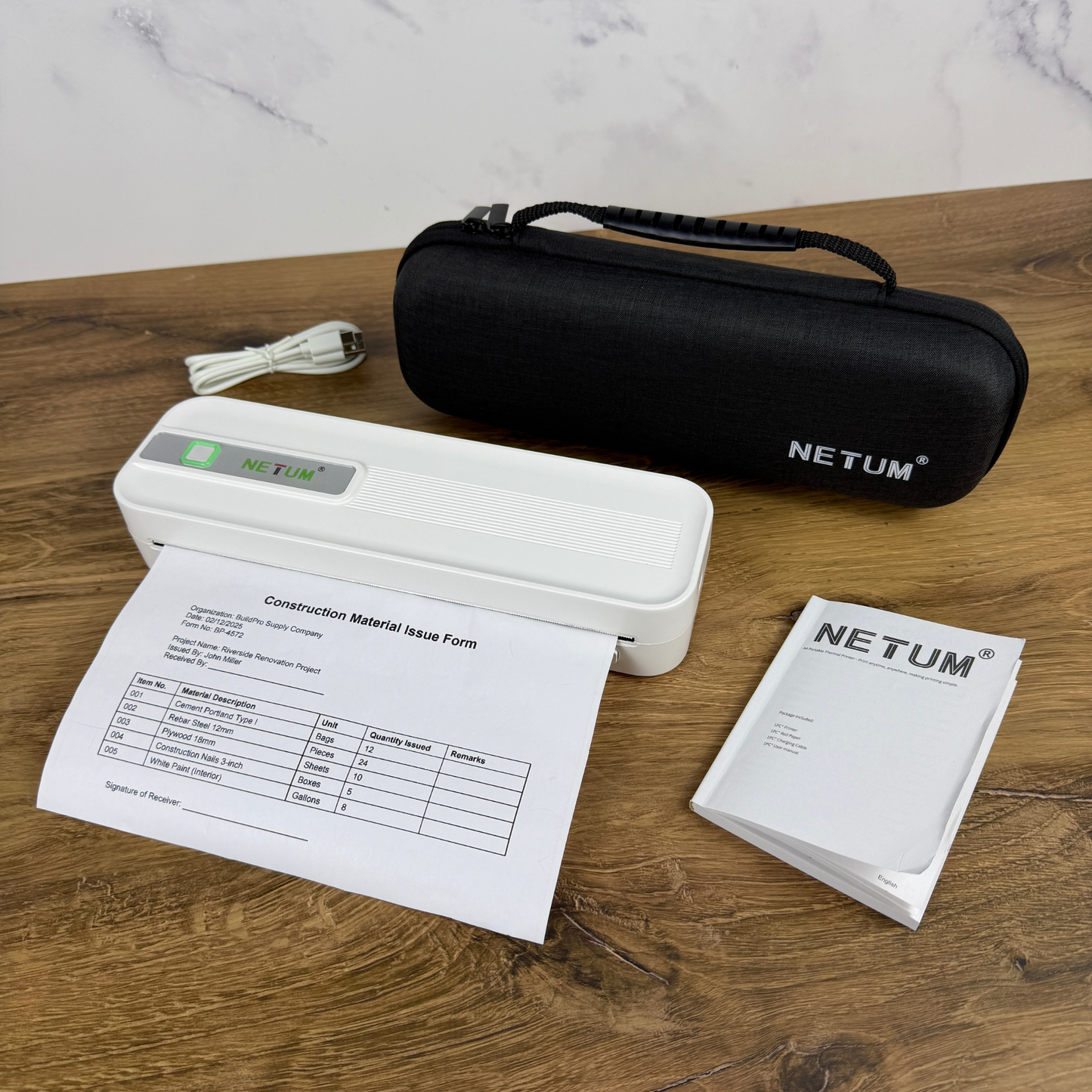 Portable Bluetooth Thermal Printer