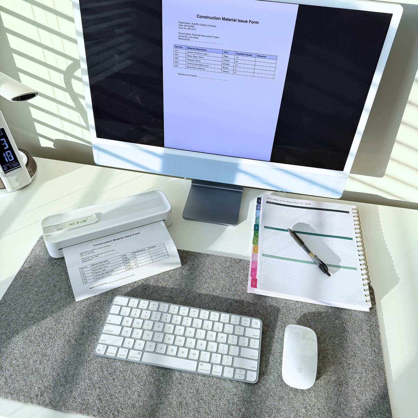 Portable Bluetooth Thermal Printer