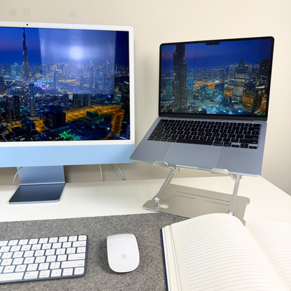 Adjustable Aluminum Laptop Stand (Foldable)